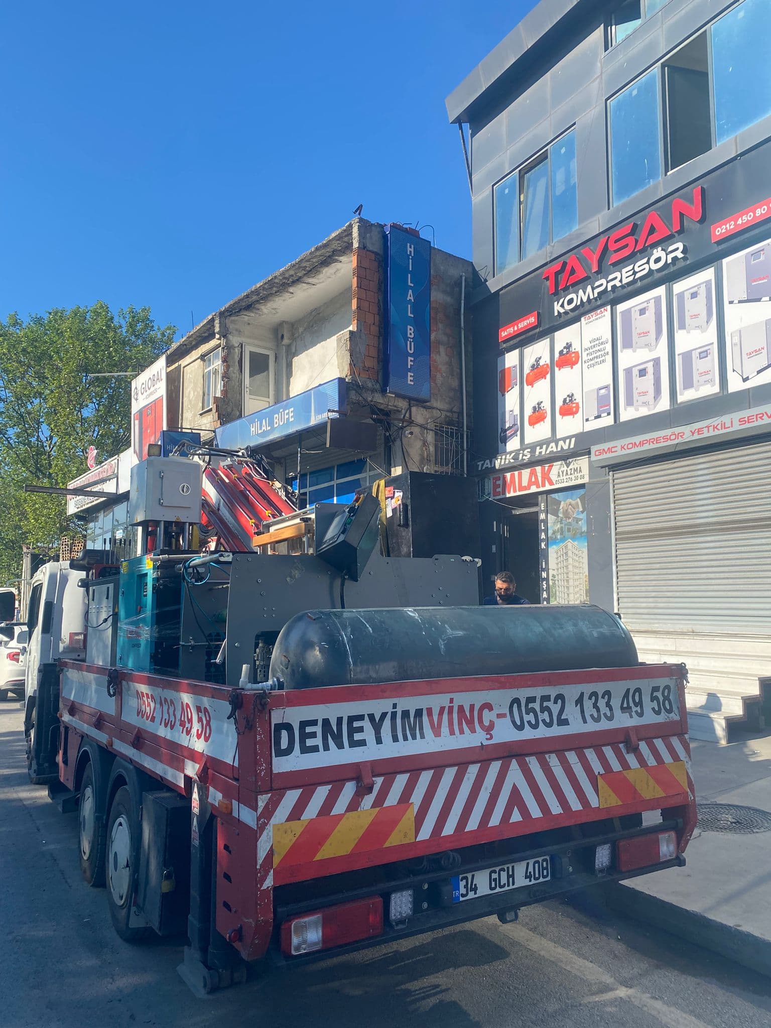 Taysan Kompresör Taşıma Operasyonu